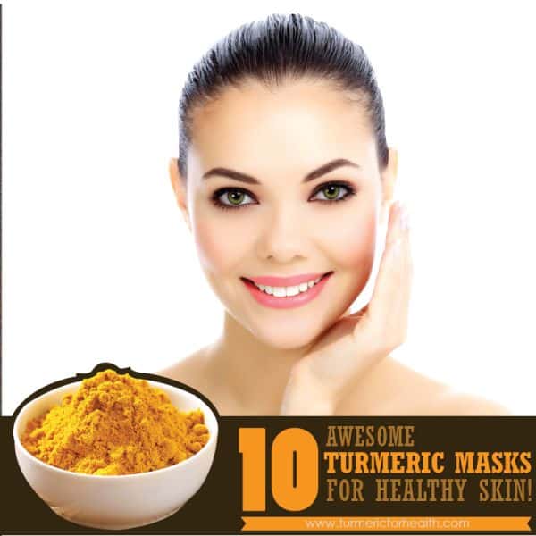 Turmeric curcumin face mask