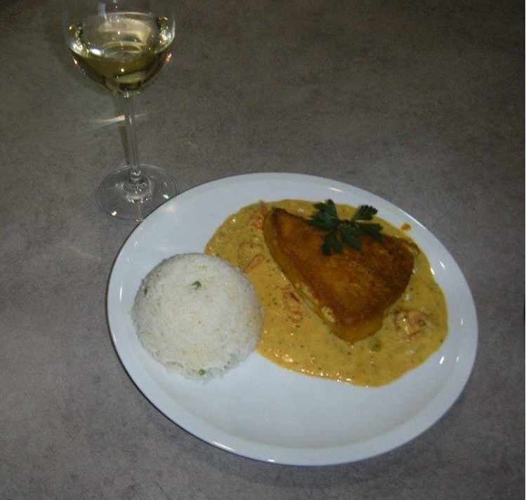 Yellow Yellowfin Tuna with Coconut Rice