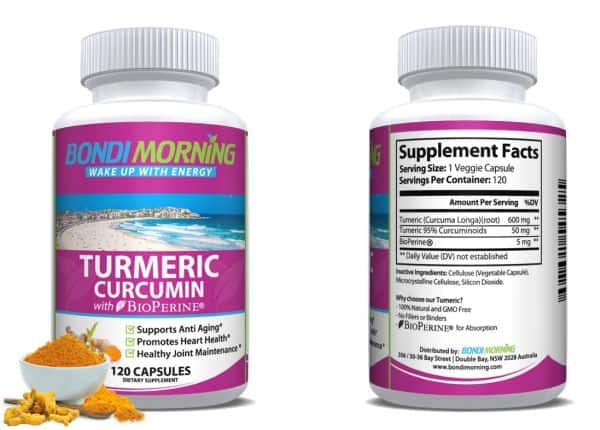 Bondi Morning Turmeric Curcumin Supplement