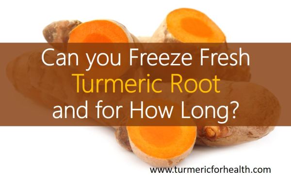Can you Freeze Fresh Turmeric Root and for How Long
