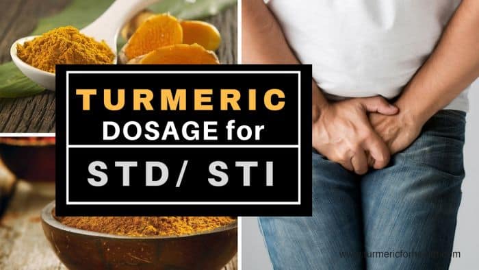 Turmeric dosage for STD STI 1