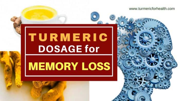 Turmeric dosage for memory loss 1