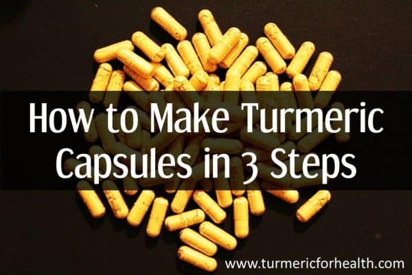 how to make turmeric capsules in 3 steps