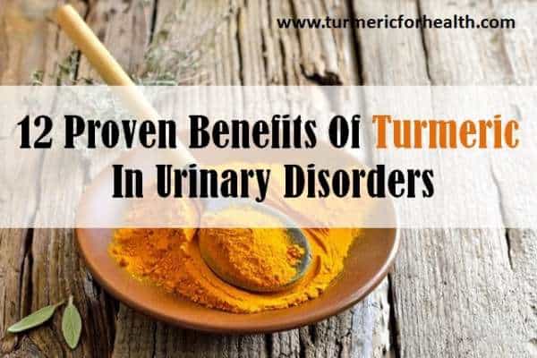 turmeric for urinary disorders